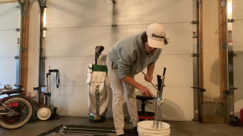 cleaning golf clubs with mild dish soap